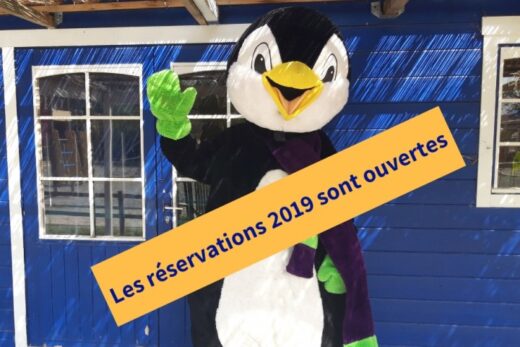 Les réservations 2019 sont ouvertes !