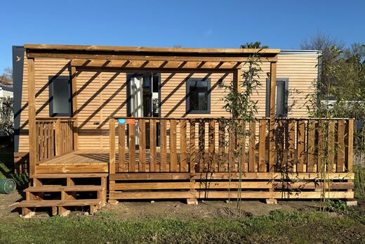 Nouveaux mobil-homes 2026 au Camping Paradis Le Pearl : CONFORT &amp; PREMIUM 3 chambres